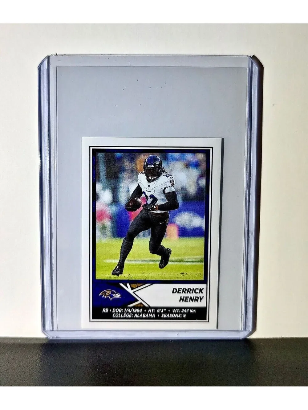 Derrick Henry 2024 Panini NFL Sticker #108 Baltimore Ravens